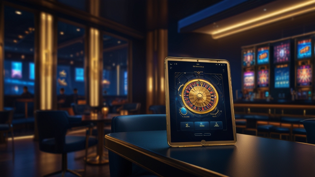 Smartphone and tablet showing app-style casino access options