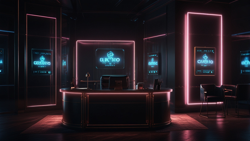 Casino sign-up form on a phone in a dark neon-lit setting